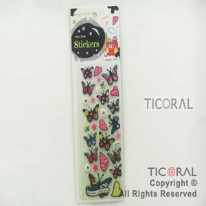 STICKER MARIPOSAS DARK (24X8CM) HS5639-9 x 12